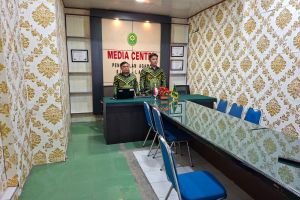 Pengadilan Agama Sidikalang ikuti Zoom meeting perihal Tindak Lanjut Hasil Monitoring dan Evaluasi  Pemetaan Data Tanah dan Bangunan yang  Berdiri Diatasnya